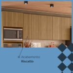 Cozinha Modulada Completa 15 Peças Vidros Reflecta Com Tampo E Painel Art Freijo/ Artico/ Soft - Imagem 3