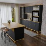 Cozinha Retrô 5 Peças Preto/marfim - Imagem 10