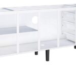 Gabinete De Cozinha Cinza Em Aço Montado 192cm 3 Gavetas Juno Cozimax - Imagem 3