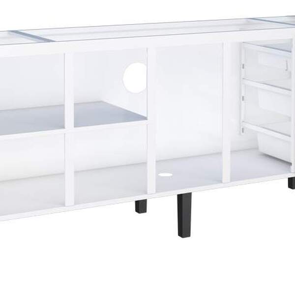 Gabinete De Cozinha Cinza Em Aço Montado 192cm 3 Gavetas Juno Cozimax - Imagem 3