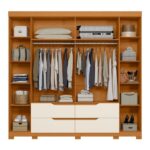 Guarda-roupa 06 Portas E 04 Gavetas Com Espelhos Doble Casal - Imagem 5