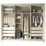 Guarda Roupa 100% Mdf Platinum Led 3 Portas Reflecta Off White - Gelius - Imagem 3