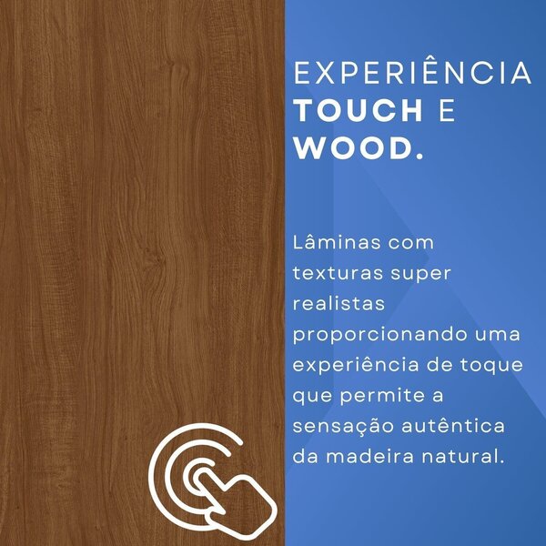 Guarda-roupa 2 Portas 4 Gavetas Ilhéus Espresso Móveis Cinamomo - Imagem 7