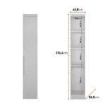 Guarda-roupa Casal 12 Portas 7 Peças Modulado Cairo Neve - Imagem 8