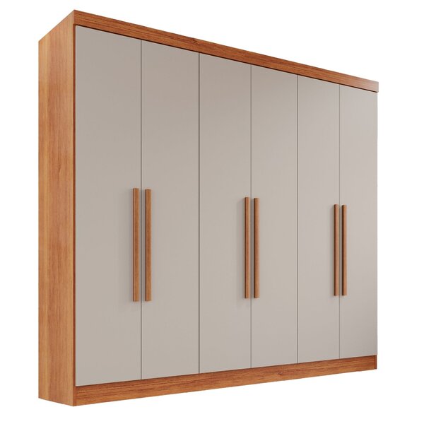 Guarda-roupa Casal 6 Portas 2 Gavetas França - Imagem 11