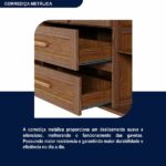 Guarda-roupa Casal Com Espelho 12 Portas 4 Gavetas Rio Branco Premium Yescasa Ypê - Imagem 4