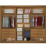 Guarda Roupa Casal Com Espelho 3 Portas 6 Gavetas - Los Angeles-cinamomo - Móveis D'doro - Imagem 2