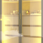 Guarda Roupa Casal Com Vidro Reflecta Led 6 Portas Com Pés Em Mdf Absolut New Gelius - Imagem 4