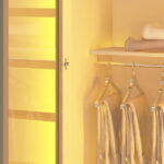 Guarda Roupa Casal Com Vidro Reflecta Led 6 Portas Com Pés Em Mdf Absolut New Gelius - Imagem 8