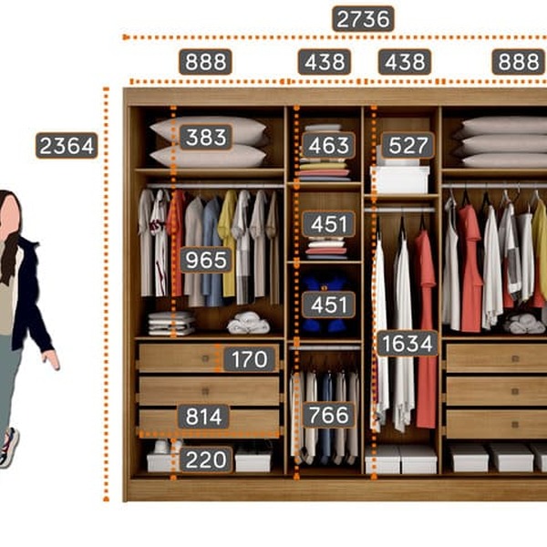 Guarda Roupa Casal Espelhado 6 Gavetas - Logan-cumaru - Móveis Novo Horizonte - Imagem 3