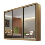 Guarda Roupa Casal Espelhado 8 Gavetas - Sollo-cumaru - Móveis Novo Horizonte - Imagem 3