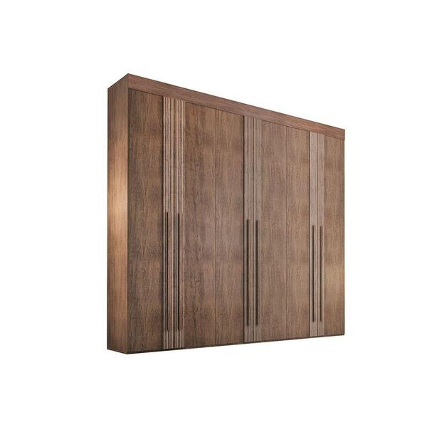 Guarda-roupa Casal Lucca Premium 6 Pt Imbuia - Imagem 6