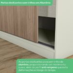 Guarda-roupa Casal Modulado Seletto 9 Portas 9 Gavetas Com Espelho Areia Hp/jequitibá - Henn - Imagem 4