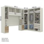 Guarda-roupa Casal Modulado Seletto 9 Portas 9 Gavetas Com Espelho Areia Hp/jequitibá - Henn - Imagem 6