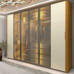 Guarda Roupa Casal Reflecta Led Innova Naturale Off White - Gelius