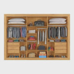 Guarda Roupa Casal Ripado 3 Portas 6 Gavetas - York-peroba - Móveis Europa - Imagem 2