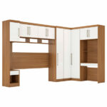 Guarda Roupa De Casal 6 Peças Amendola Branco Modulado Modena Cp17 Demóbile