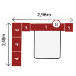 Guarda Roupa De Casal 7 Peças Modulado Modena Cp10 Amendola Branco Touch Demóbile - Imagem 4