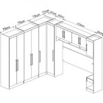 Guarda Roupa De Casal 7 Peças Modulado Modena Cp10 Nogal Touch Demóbile - Imagem 3