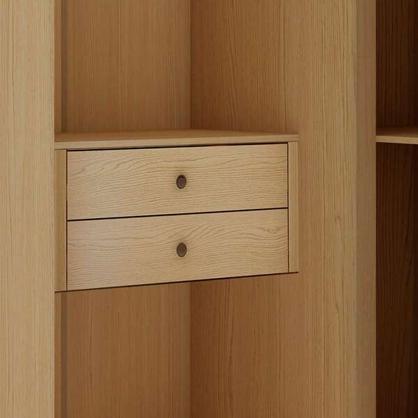 Guarda-roupa Modulado Infinity 3 Portas 3 Gavetas Savana - Genialflex - Imagem 3