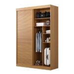 Guarda-roupa Solteiro 2 Portas 1 Porta Ripada Samambaia Cabecasa Madeiraoriginals Carvalho - Imagem 8