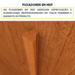 Guarda Roupa Solteiro 2 Portas 6 Gavetas 133cm Chicago Cinamomo - Imagem 5