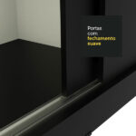 Guarda-roupa Solteiro Madesa Tokio 2 Portas De Correr 2 Gavetas - Imagem 9