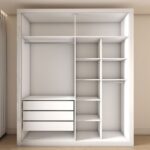 Guarda-roupa Solteiro Severo 4 Portas 3 Gavetas Branco - Panorama Móveis - Imagem 3