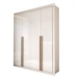 Guarda-roupa Solteiro Severo 4 Portas 3 Gavetas Branco - Panorama Móveis - Imagem 4