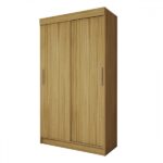 Guarda-roupa Solteiro Sirius 2 Portas 2 Gavetas Flex Marrocos/off White - Panorama Móveis - Imagem 2