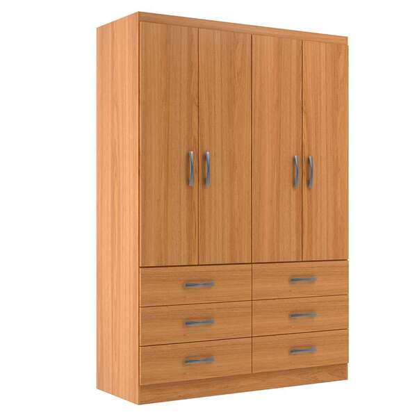 Guarda-roupa Solteiro Treviso 4 Pt 6 Gv Cinamomo - Imagem 3