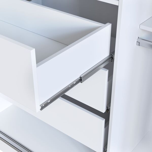 Guarda-roupa Solteiro Tunas V 2 Pt 3 Gv Branco - Imagem 8