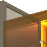 Guarda-roupas Casal 6 Portas Com 6 Portas Reflecta Com Pés E Led Absolut New Reflecta 100% Mdf Naturale - Imagem 4