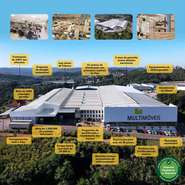 Kit Berço Para Gêmeos 3 Em 1 Para Colchão 60x130cm Multimóveis Mp4392 - Imagem 4