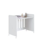 Mini Berço Para Quarto De Bebê 4 Em 1 Evolutivo Branco - Imagem 3
