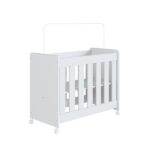 Mini Berço Para Quarto De Bebê 4 Em 1 Evolutivo Branco - Imagem 4