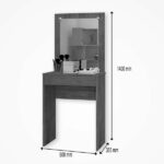 Penteadeira 1 Gaveta Com Banqueta Sofia Branco - Imagem 4