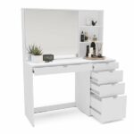 Penteadeira 5 Gavetas 3 Nichos Blum Branco - Imagem 6