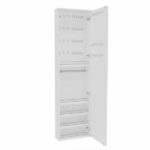 Penteadeira Armário Porta-joias Com Espelho Suspenso Dubai Branco - Imagem 4