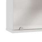 Penteadeira Armário Porta-joias Com Espelho Suspenso Dubai Branco - Imagem 7