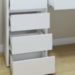 Penteadeira Camarim 100% Mdf 184 X 136cm Anne Branco Acetinado - Imagem 3