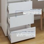 Penteadeira Camarim 100% Mdf 184 X 136cm Anne Branco Acetinado - Imagem 2