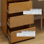 Penteadeira Camarim 100% Mdf 184 X 136cm Anne Naturalle - Imagem 8