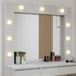 Penteadeira Camarim 100% Mdf 184 X 136cm Anne Off White - Imagem 9