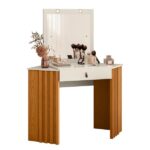 Penteadeira Camarim De Canto Glitter Cinamomo/off White - Imagem 2