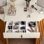 Penteadeira Camarim De Canto Glitter Cinamomo/off White - Imagem 5