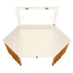 Penteadeira Camarim De Canto Glitter Cinamomo/off White - Imagem 7