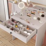 Penteadeira Camarim Encanto Jcm Movelaria Off White - Imagem 4