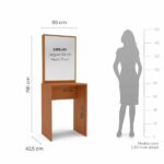 Penteadeira Com Espelho 155cm X 60cm Porto Freijó - Imagem 3