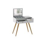 Penteadeira Com Espelho Cristal Branca - Imagem 3